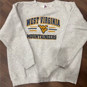 West Virginia Mountaineers WVU  Gray Sweatshirt